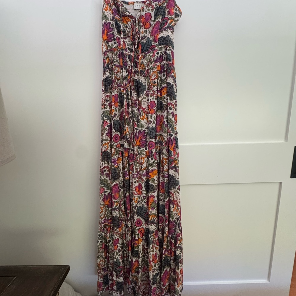 RHODE Multicolor Floral Maxi Dress